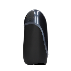 Vibrating Masturbator Sleeve - Licorice Black