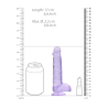 Realistic Dildo with Balls - 6 / 15 cm