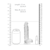 Realistic Dildo with Balls - 6 / 15 cm