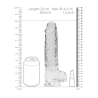 Realistic Dildo with Balls - 9 / 23 cm