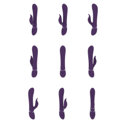 Etsu - Pulse Wave G-Spot Rabbit  Clitoral Stimulator - Purple