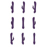 Etsu - Pulse Wave G-Spot Rabbit  Clitoral Stimulator - Purple