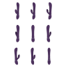 Etsu - Pulse Wave G-Spot Rabbit  Clitoral Stimulator - Purple