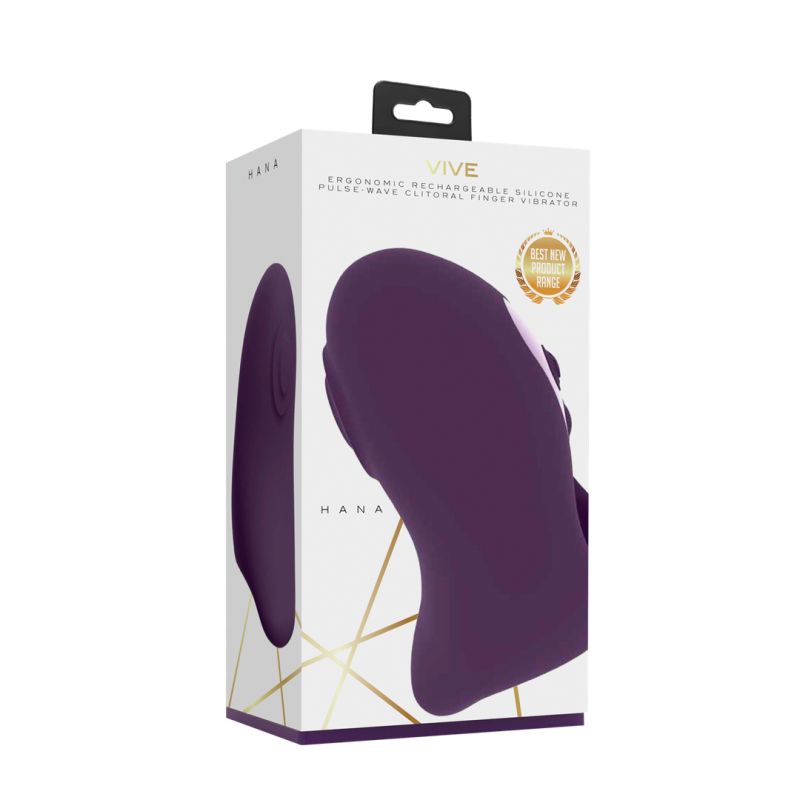Hana - Pulse Wave Finger Vibrator - Purple
