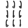 Satu - Pulse-Wave and Vibrating Strapless Strapon - Black