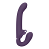 Satu - Pulse-Wave and Vibrating Strapless Strapon - Purple