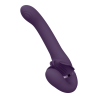 Satu - Pulse-Wave and Vibrating Strapless Strapon - Purple