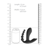 Kata - Pulse Wave  Vibrating Double Penetration Vibrator - Black