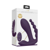Kata - Pulse Wave  Vibrating Double Penetration Vibrator - Purple
