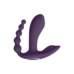 Kata - Pulse Wave  Vibrating Double Penetration Vibrator - Purple