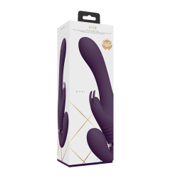 Suki - Vibrating Strapless Strap-on Rabbit - Purple