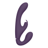Suki - Vibrating Strapless Strap-on Rabbit - Purple