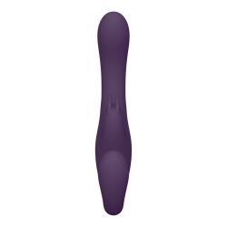 Suki - Vibrating Strapless Strap-on Rabbit - Purple