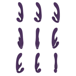 Suki - Vibrating Strapless Strap-on Rabbit - Purple