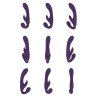 Suki - Vibrating Strapless Strap-on Rabbit - Purple