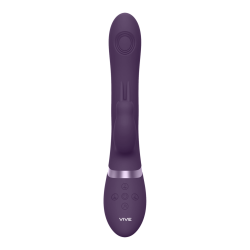Rini - Pulse Wave  Vibrating Double Penetration Rabbit - Purple