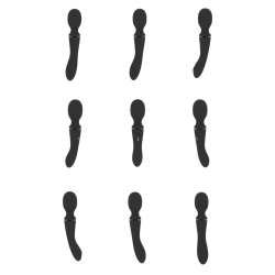 Nami - Pulse Wave  Vibrating Wand - Black