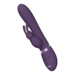 Taka - Inflatable and Vibrating Rabbit Vibrator - Purple