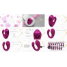 Yoko - Triple Action Vibrator Dual Prongs with Clitoral Pulse Wave