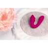 Yuki - Dual Motor G-Spot Vibrator with Massaging Beads - Pink
