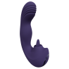 Yumi - Triple Motor G-Spot Finger Motion Vibrator and Flickering Tongue Stimulator - Purple