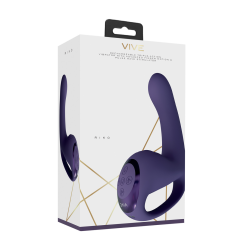 Riko - Triple Motor Thumper with Advanced Finger Motion  Pulse Wave Stimulator - Purple