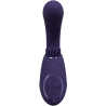 Gen - Triple Motor G-Spot Vibrator with Pulse Wave and Vibrating Bristles - Purple