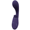 Gen - Triple Motor G-Spot Vibrator with Pulse Wave and Vibrating Bristles - Purple