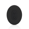 Smooth Vibrating Anal Plug with Remote Control - Licorice Black