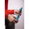 G-Spot Vibrator with Bead - Blue Grass