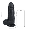 Extra Thick Straight with Balls 9 / 23 cm - Black