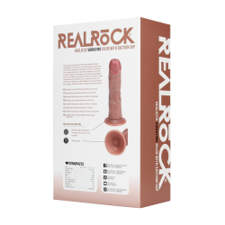 Vibrating Regular Curved Cock - 6 / 15,5 cm - Tan