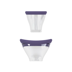 Exquisite - Rechargeable Vulva and Breast Pump - Purple