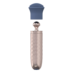 The Thrill - 10 Speed Interchangeable Vibrator - Blue