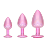 Paris Collection - Metal Anal Plug Set - Pink