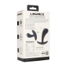 Vibrating Silicone Prostate Stimulator Anal Plug - M - Black