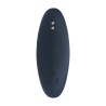 Vibrating Silicone Prostate Stimulator Anal Plug - M - Black