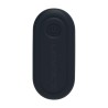 Dual Vibrating Remote Rotating Beads Silicone Prostate Stimulator with Cock and Ball Ring - Black