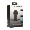 Single Bulb Vibrating Silicone Anal Plug - Black