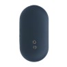 Hexagonal Vibrating Silicone Anal Plug - S - Black
