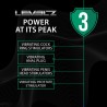 Classic Vibrating Silicone Anal Plug - M - Black