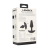 Classic Vibrating Silicone Anal Plug - S - Black