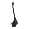 Dual Motor Silicone Cockring with Prostate Stimulator - Black