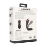 Vibrating Heating Bendable Tapping Silicone Prostate Stimulator - Black