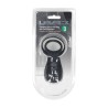 Vibrating Cock and Ball Ring with Paw Stimulator - Black