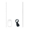 Vibrating Cock and Ball Ring with Paw Stimulator - Black