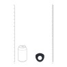 Sealed Liquid Silicone Vibrating Cockring - Black