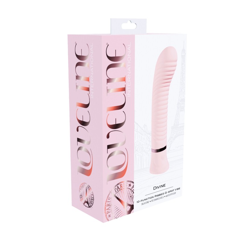 Divine - Ribbed G-spot Vibe - Pink