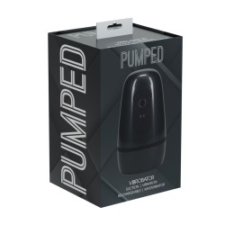 Pulsar - Negative Pressure Suction and Vibration Masturbator Pump - Gun Metal
