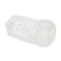 SonicPull - Suction and Vibration Masturbator Pump - Multimedia Enhanced - Metallic Red